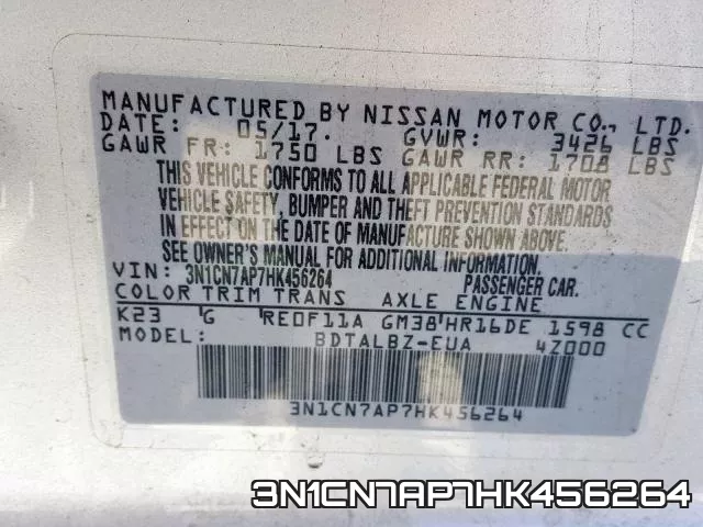 3N1CN7AP7HK456264 фото 2