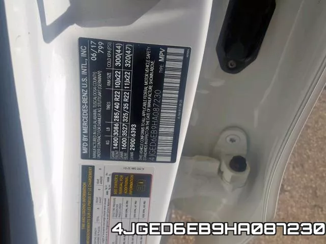 4JGED6EB9HA087230 фото 2