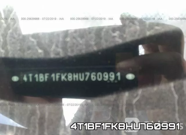 4T1BF1FK8HU760991 фото 10