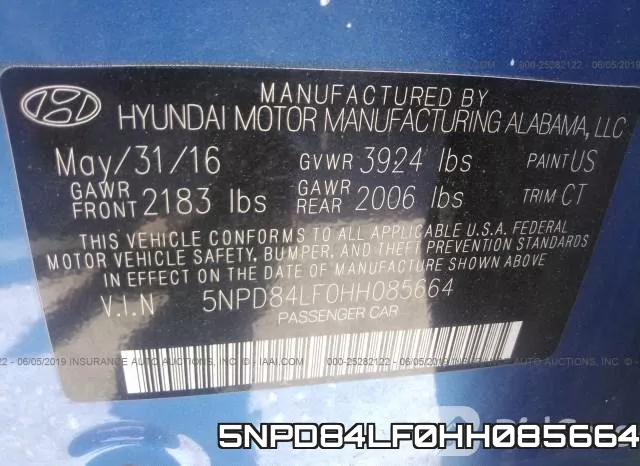 5NPD84LF0HH085664 фото 10