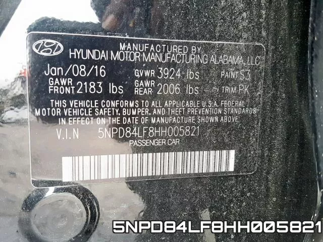 5NPD84LF8HH005821 фото 2