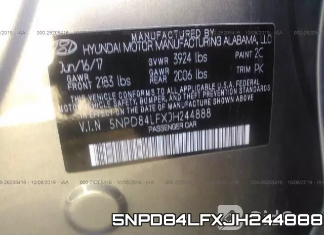 5NPD84LFXJH244888 фото 10