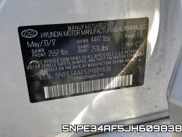 5NPE34AF5JH609838 фото 2