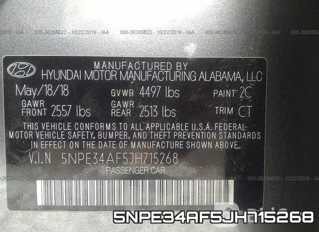 5NPE34AF5JH715268 фото 9