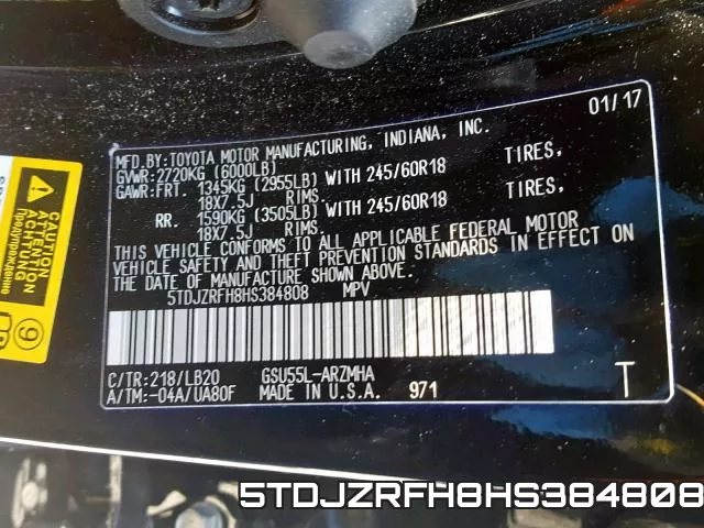 5TDJZRFH8HS384808 фото 2