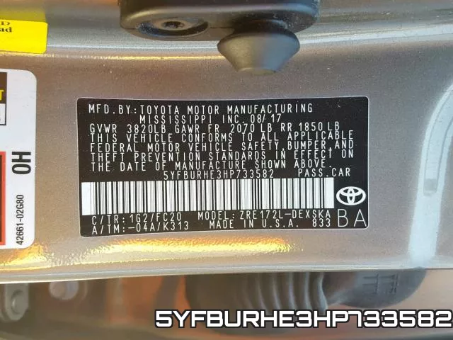 5YFBURHE3HP733582 фото 2