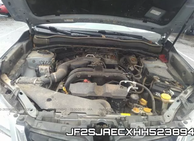 JF2SJAECXHH523894 фото 2