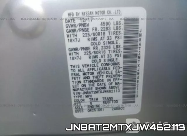 JN8AT2MTXJW462113 фото 10