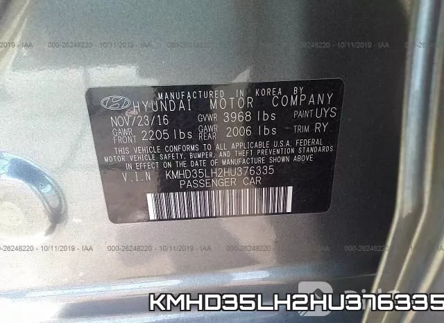 KMHD35LH2HU376335 фото 10