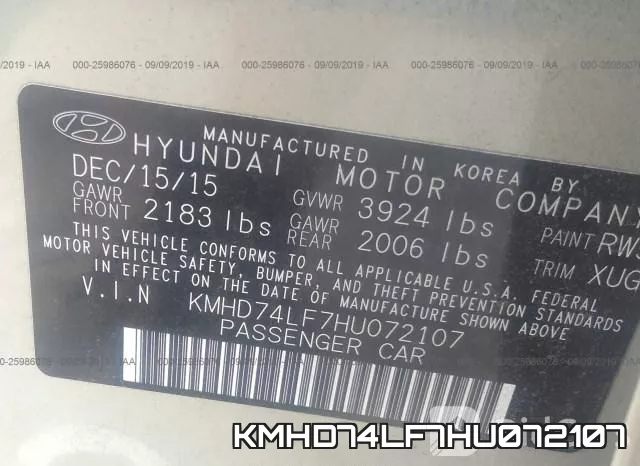 KMHD74LF7HU072107 фото 10