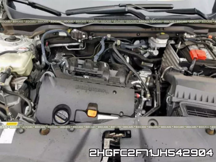 2HGFC2F71JH542904 фото 8