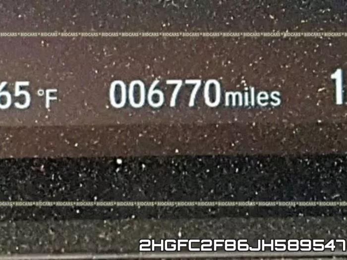 2HGFC2F86JH589547 фото 9
