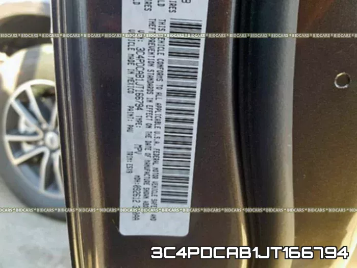 3C4PDCAB1JT166794 фото 2