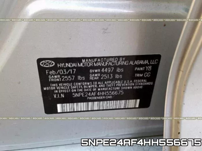 5NPE24AF4HH556675 фото 2