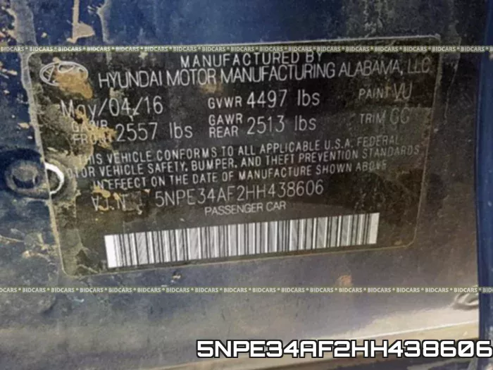 5NPE34AF2HH438606 фото 2