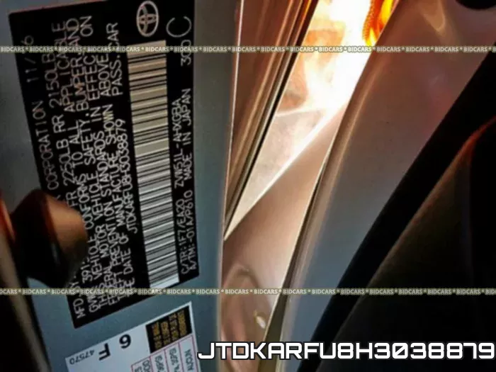 JTDKARFU8H3038879 фото 2