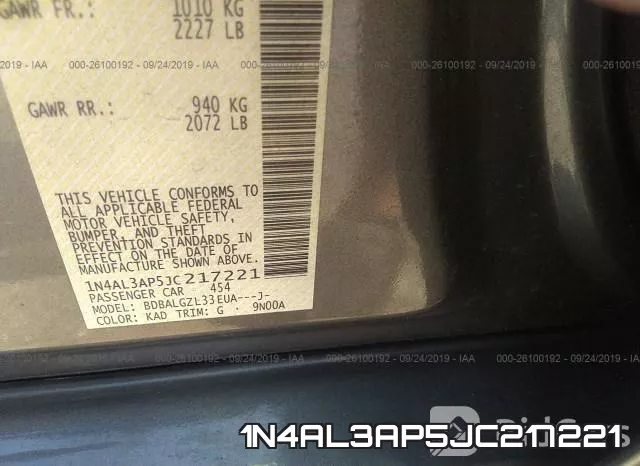 1N4AL3AP5JC217221 фото 10