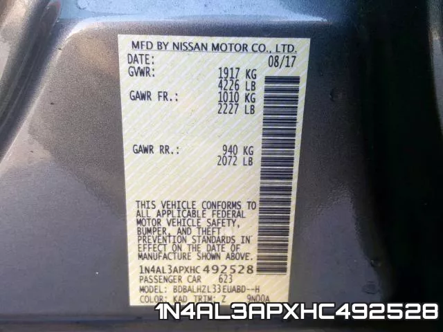 1N4AL3APXHC492528 фото 2