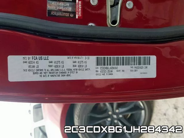 2C3CDXBG1JH284342 фото 2
