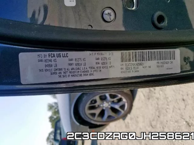 2C3CDZAG0JH258621 фото 2