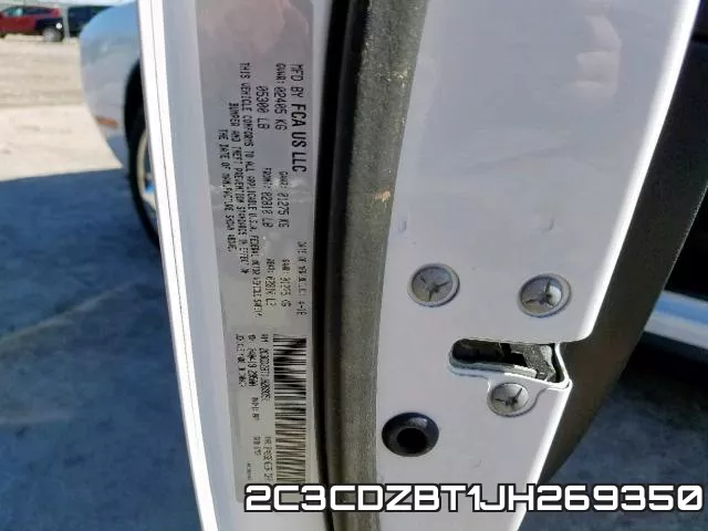 2C3CDZBT1JH269350 фото 2
