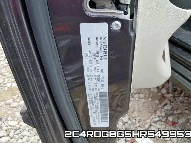 2C4RDGBG5HR549953 фото 2