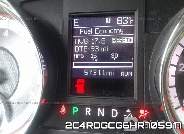 2C4RDGCG6HR705917 фото 8