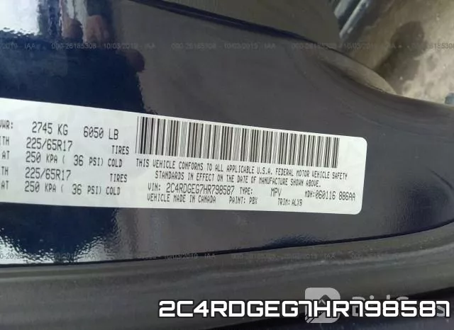 2C4RDGEG7HR798587 фото 10