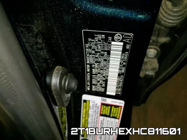 2T1BURHEXHC811601 фото 2