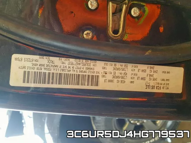 3C6UR5DJ4HG779537 фото 2