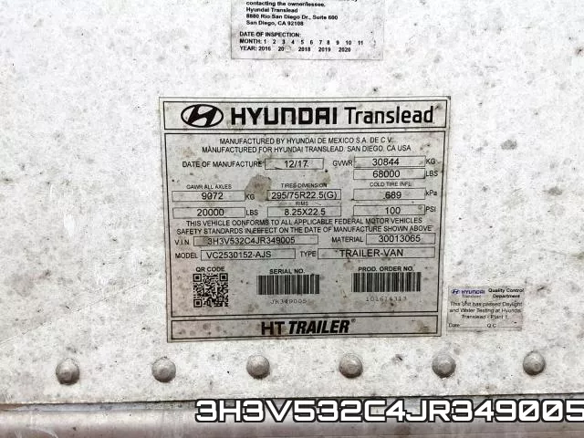 3H3V532C4JR349005 фото 2