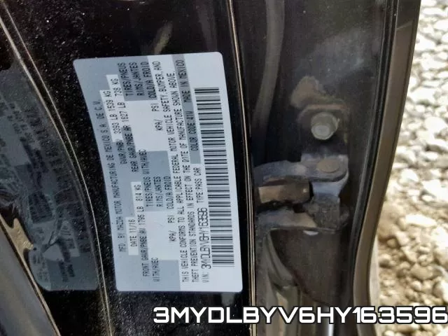 3MYDLBYV6HY163596 фото 2