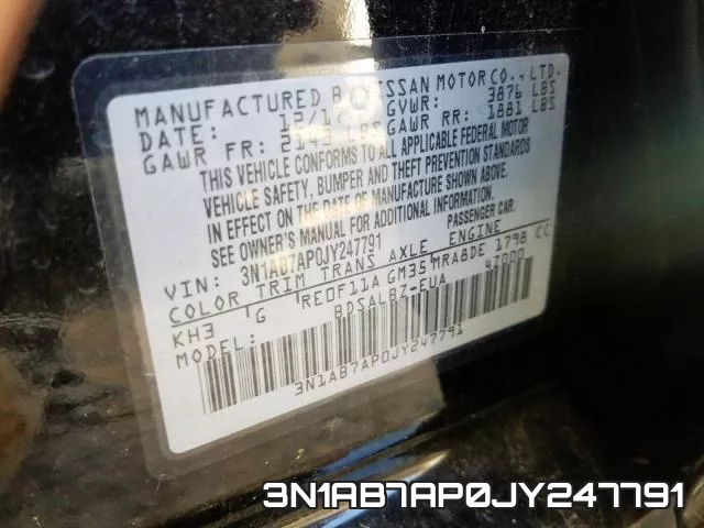 3N1AB7AP0JY247791 фото 2