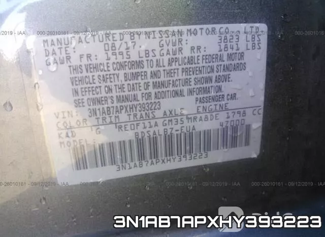 3N1AB7APXHY393223 фото 10