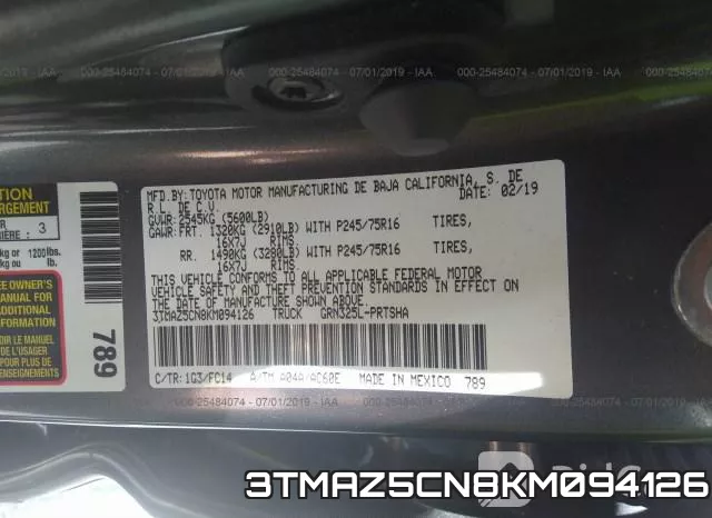 3TMAZ5CN8KM094126 фото 10