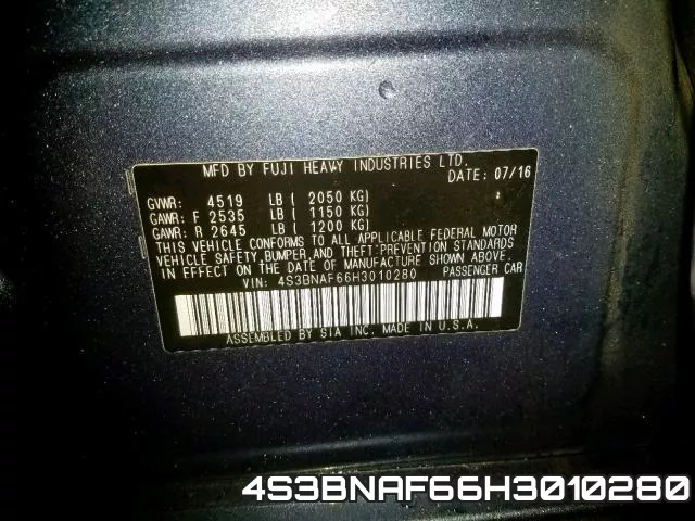 4S3BNAF66H3010280 фото 2