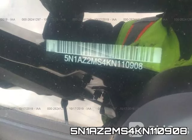 5N1AZ2MS4KN110908 фото 9