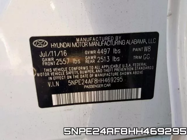 5NPE24AF8HH469295 фото 2