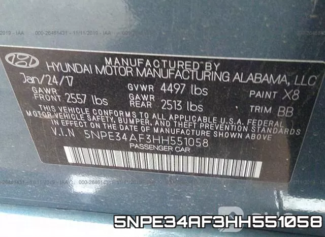 5NPE34AF3HH551058 фото 9