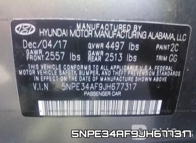 5NPE34AF9JH677317 фото 10