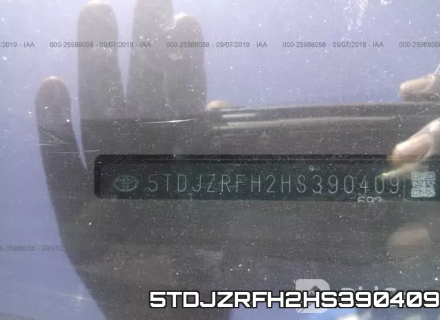 5TDJZRFH2HS390409 фото 10