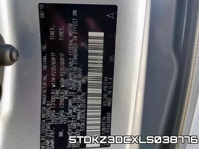 5TDKZ3DCXLS038776 фото 2