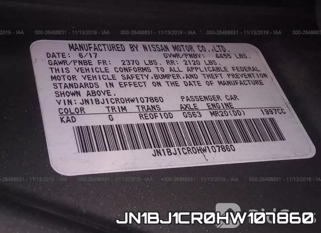 JN1BJ1CR0HW107860 фото 10