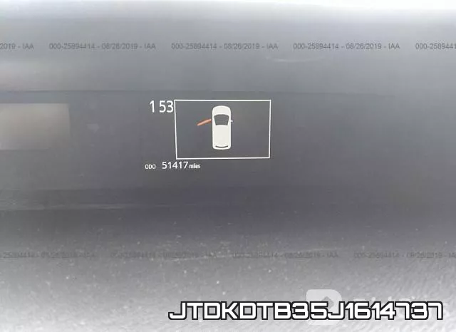 JTDKDTB35J1614737 фото 8