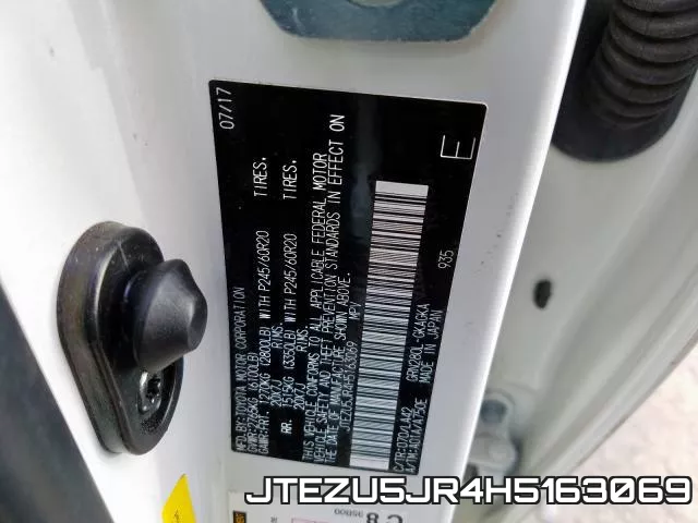 JTEZU5JR4H5163069 фото 2