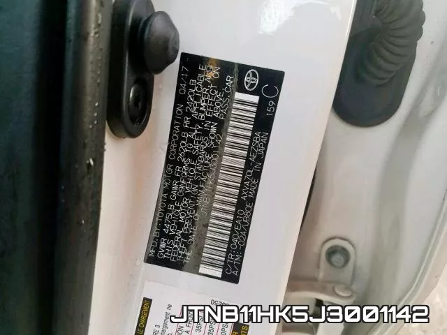 JTNB11HK5J3001142 фото 2