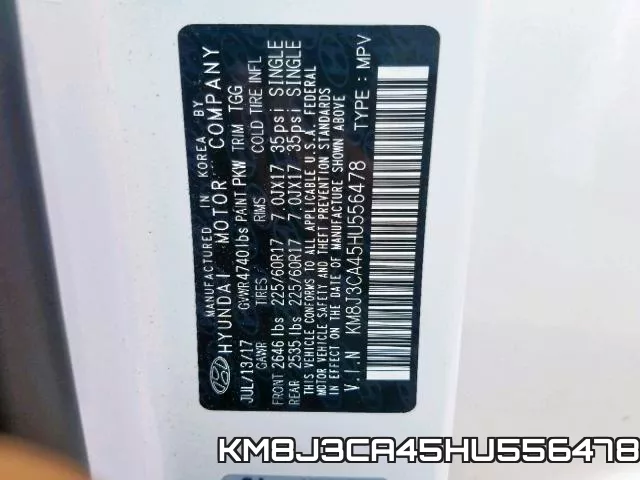 KM8J3CA45HU556478 фото 2