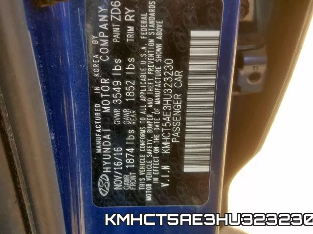 KMHCT5AE3HU323230 фото 2