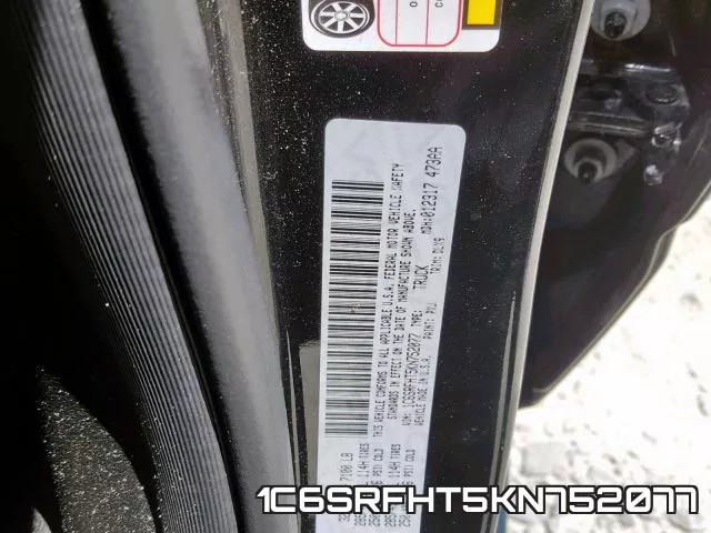 1C6SRFHT5KN752077 фото 2