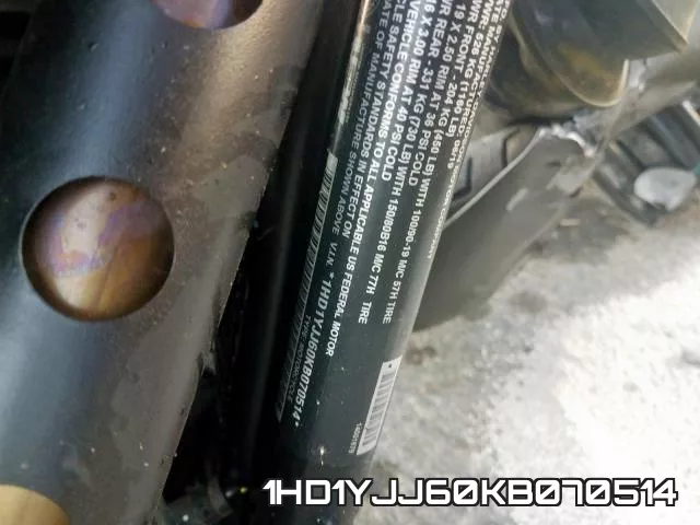 1HD1YJJ60KB070514 фото 2